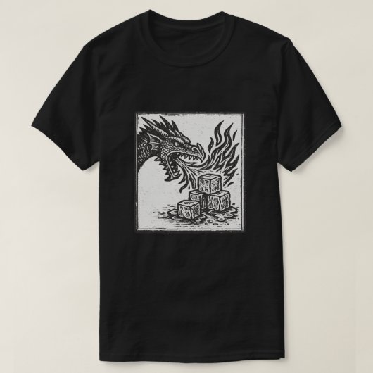 アイスブレイキングドラゴン Tシャツ (デザイン正面)