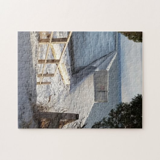 アイスブレイクウォールレイクスーペリアマーケットミシガン ジグソーパズル (横)