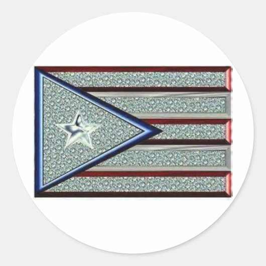 アイスプエルト州旗 ラウンドシール (正面)