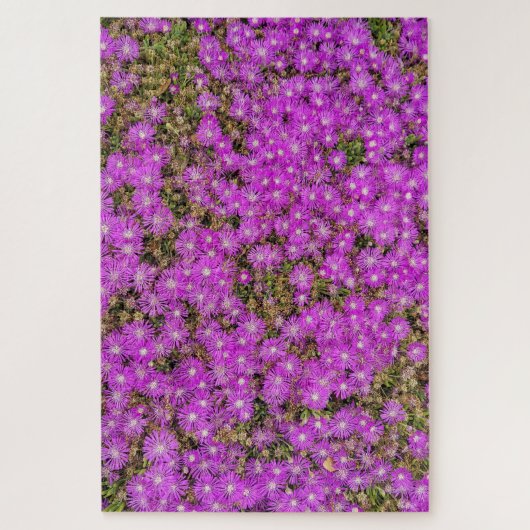 アイスプランツの紫の花 (難易度:高) パズル (縦)