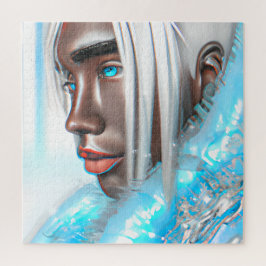 アイスプリンスメラニンブラックボーイ魔法ブルウィンターブロ ジグソーパズル