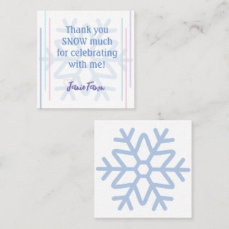 アイスプリンセス4thバースデーパーティーの好意の挿入 スクエア名刺