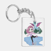 アイスプリンセス&ムーンライトの夢 キーホルダー (正面左)