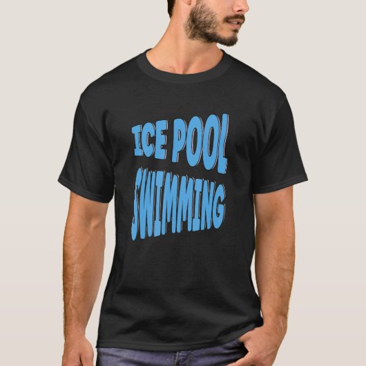 アイスプールでの海水浴 Tシャツ (正面)