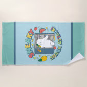 アイスベア – スナック攻撃！ ビーチタオル (正面)