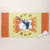 アイスベア – ロックスター ビーチタオル (正面)