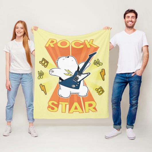 アイスベア – ロックスター フリースブランケット (インサイチュ)