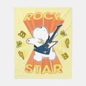 アイスベア – ロックスター フリースブランケット (正面)