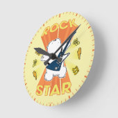 アイスベア – ロックスター ラウンド壁時計 (傾斜)