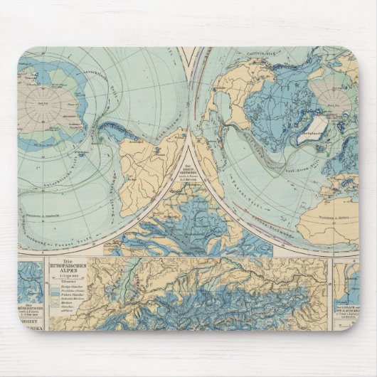 アイスベルブリトゥン·アトラス地図 マウスパッド (正面)