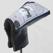 アイスホッキーファンパター ゴルフヘッドカバー (3/4 正面)