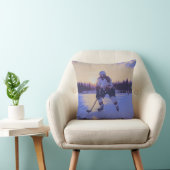 アイスホッキー選手アットサンライズ クッション (椅子)