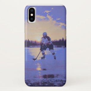 アイスホッキー選手アットサンライズ iPhone X ケース