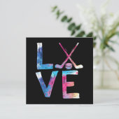 アイスホッケーが好きな女子のためのホッケーギフト 女性アイスホッケー 招待状 (スタンド正面)