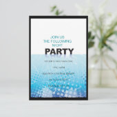 アイスホッケーこうもりバー（ユダヤ教の）バル・ミツバー招待状 招待状 (スタンド正面)