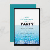 アイスホッケーこうもりバー（ユダヤ教の）バル・ミツバー招待状 招待状 (正面/裏面)