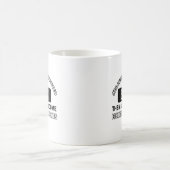アイスホッケーのコーチのデザイン コーヒーマグカップ (中央)