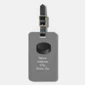 アイスホッケーのテーマの荷物のラベル ラゲッジタグ (正面縦)