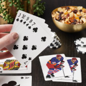 アイスホッケーのトランプを遊ぶこと トランプ (インサイチュ)