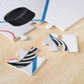 アイスホッケーのパズル ジグソーパズル (側面)