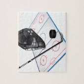 アイスホッケーのパズル ジグソーパズル (縦)