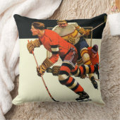 アイスホッケーのマッチ クッション (ブランケット)