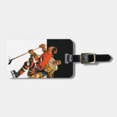 アイスホッケーのマッチ ラゲッジタグ (正面横)