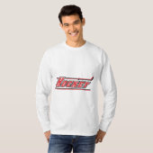 アイスホッケーの冬季スポーツのギフト Tシャツ (正面フル)
