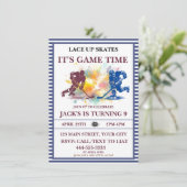 アイスホッケーの時間だ！スケートを履こう 招待状 (スタンド正面)