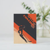 アイスホッケーの速度と制御 ポストカード (スタンド正面)