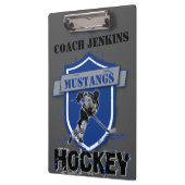 アイスホッケーはあなた自身の一流の用箋挟を加えます クリップボード (左)