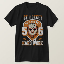アイスホッケーはただのハードワーク 諦めない姿勢 メルチャン Tシャツ