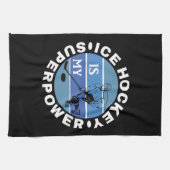 アイスホッケーは私の超大国 キッチンタオル (横)