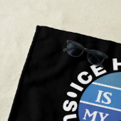 アイスホッケーは私の超大国 ビーチタオル (インサイチュ)