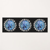 アイスホッケーは私の超大国 ヨガマット (正面(横))