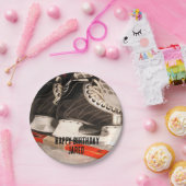 アイスホッケーをテーマにした誕生日紙プレート ペーパープレート (パーティー)