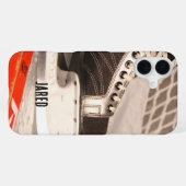 アイスホッケーをテーマにしたiPhoneケース iPhoneケース (裏面横)