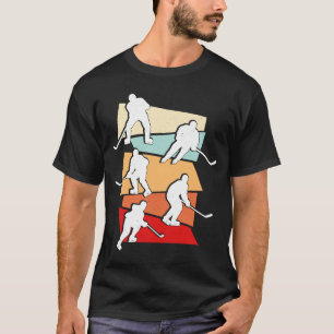 アイスホッケーアイススケーター選手スポーツ恋人アイスホッック Tシャツ