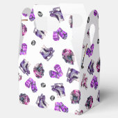 アイスホッケーアイススケートで滑るガールズピンクパープル誕生日 フェイバーボックス (オープン)