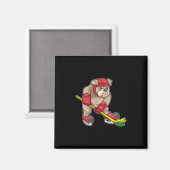 アイスホッケーアイスホッケースティックスポーツ マグネット (正面/裏面)