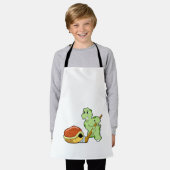 アイスホッケーアイスホッケースティック エプロン (着用した状態)