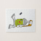 アイスホッケーアイスホッケースティック ジグソーパズル (横)