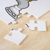 アイスホッケーアイスホッケースティック ジグソーパズル (側面)