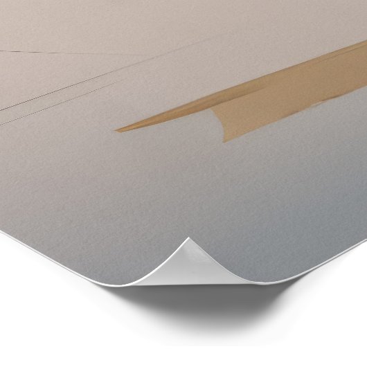 アイスホッケーアクションスポ絵を描ートの抽象芸術アールデコ ポスター (角)