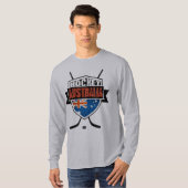 アイスホッケーオーストラリアTシャツ（名前と番号付き） Tシャツ (正面フル)