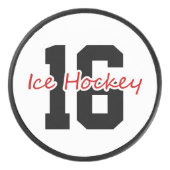 アイスホッケーカスタマイズの選手ナンバー アイスホッケーパック (正面)