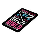 アイスホッケーガールズ マグネット (左側)