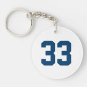 アイスホッケーキーチェーン、ホッキーパック キーホルダー (正面)