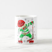 アイスホッケークリスマスダビング分隊の装飾クリスマス コーヒーマグカップ (中央)
