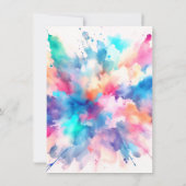 「アイスホッケーゲームの時間だ、スケートを履け」アイスホッケー 招待状 (裏面)